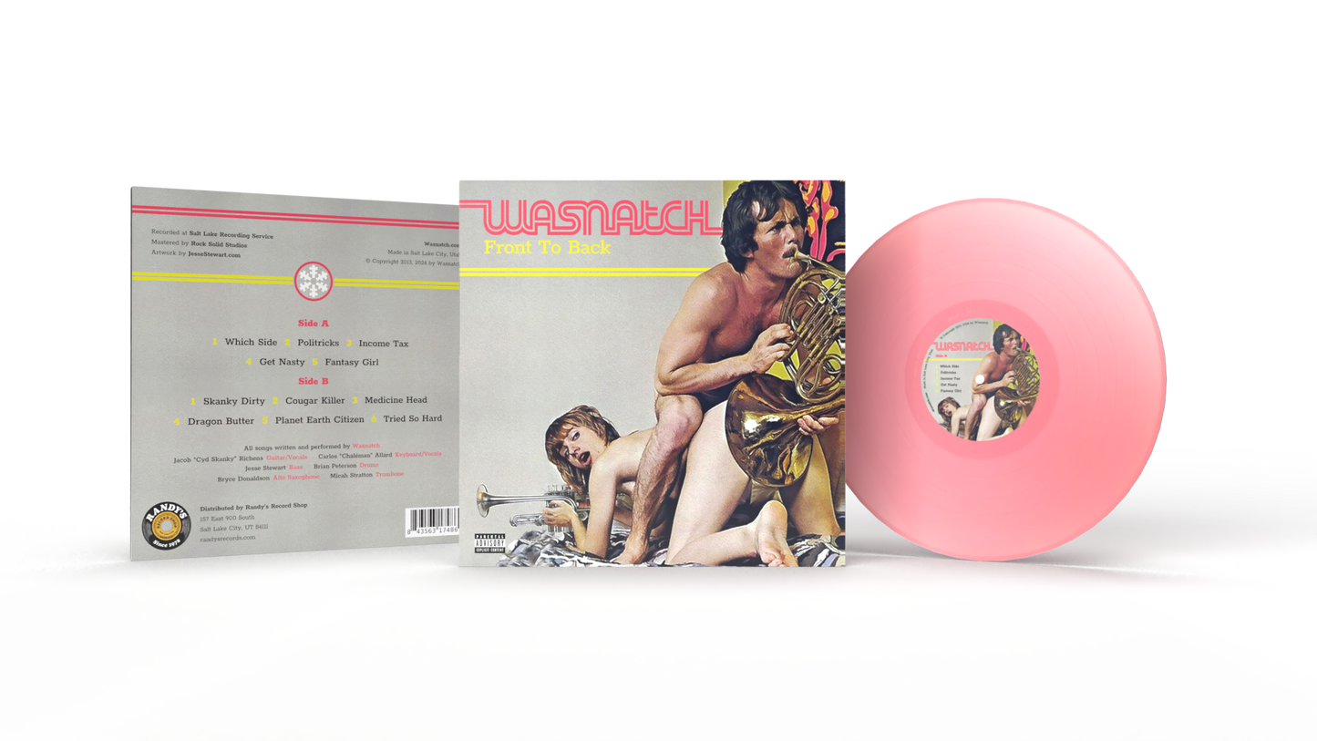 Wasnatch - Front to Back - Limited Edition Pink Vinyl